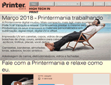 Tablet Screenshot of printermania.com.br
